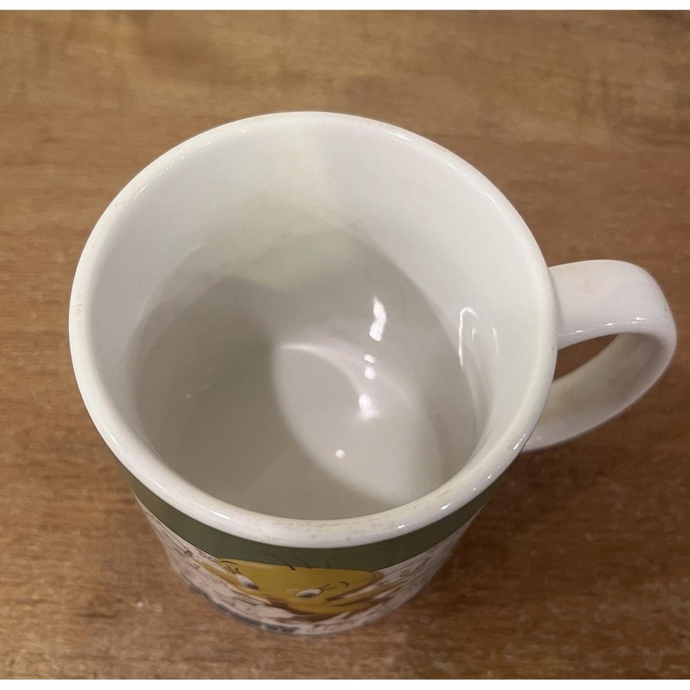 Vintage 1995 Tweety Bird Warner Bros Studio Store Coffee Mug Cup Looney Toons WB - Picture 3 of 8